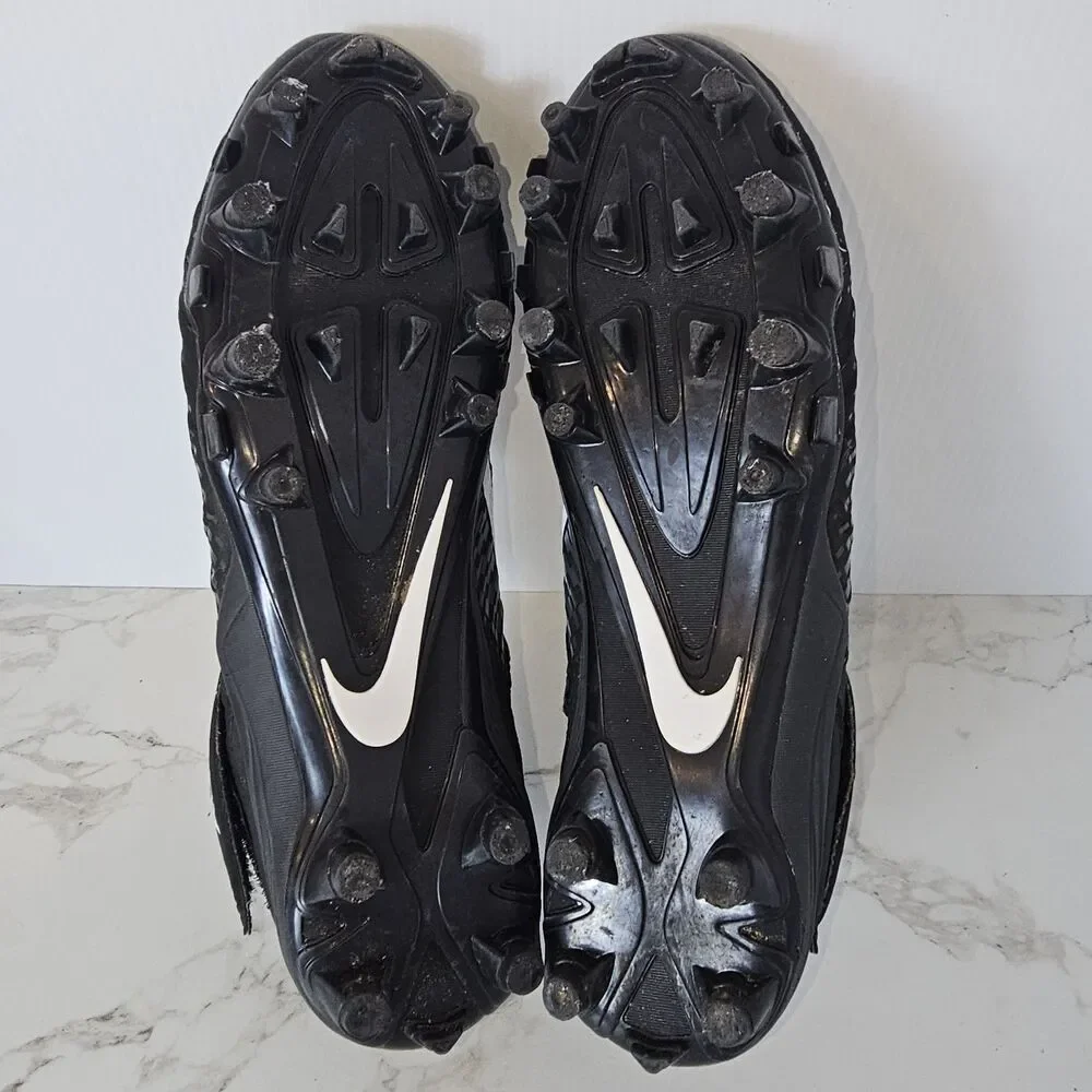 Nike Alpha Menace Pro Football Cleats Men Shoe Size 8.5 Black AQ8154-001
